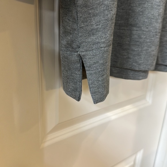 BOBI SOFT‎ LONG SPLIT HEM HOODIE - CHARCOAL Gray Size Small w/Pockets - Picture 4 of 9